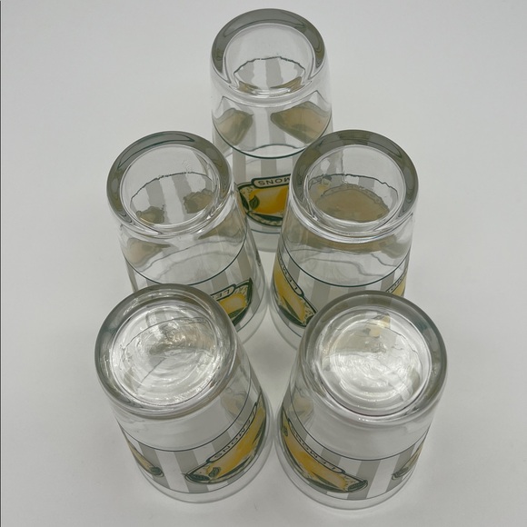 Vintage Libbey “Lemons” Glass Tumblers 14oz (Set of 5) - Picture 8 of 11